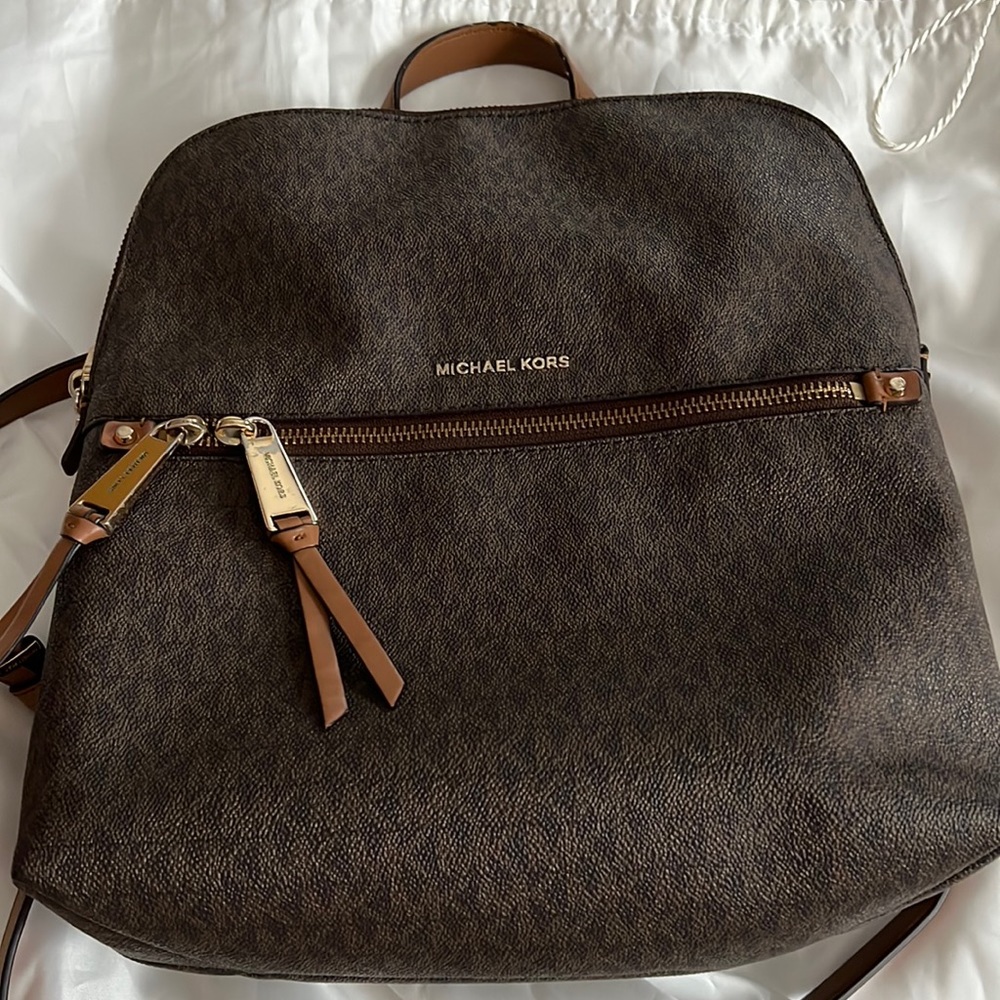Michael Kors Rhea Medium Slim Logo Backpack